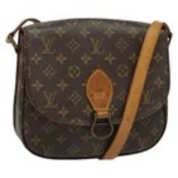 LOUIS VUITTON Monogram Saint Cloud GM Shoulder Bag M51242 LV Auth 139173 - Picture 1 of 16